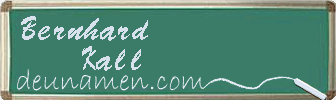 Bernhard Kall Visitenkarte
